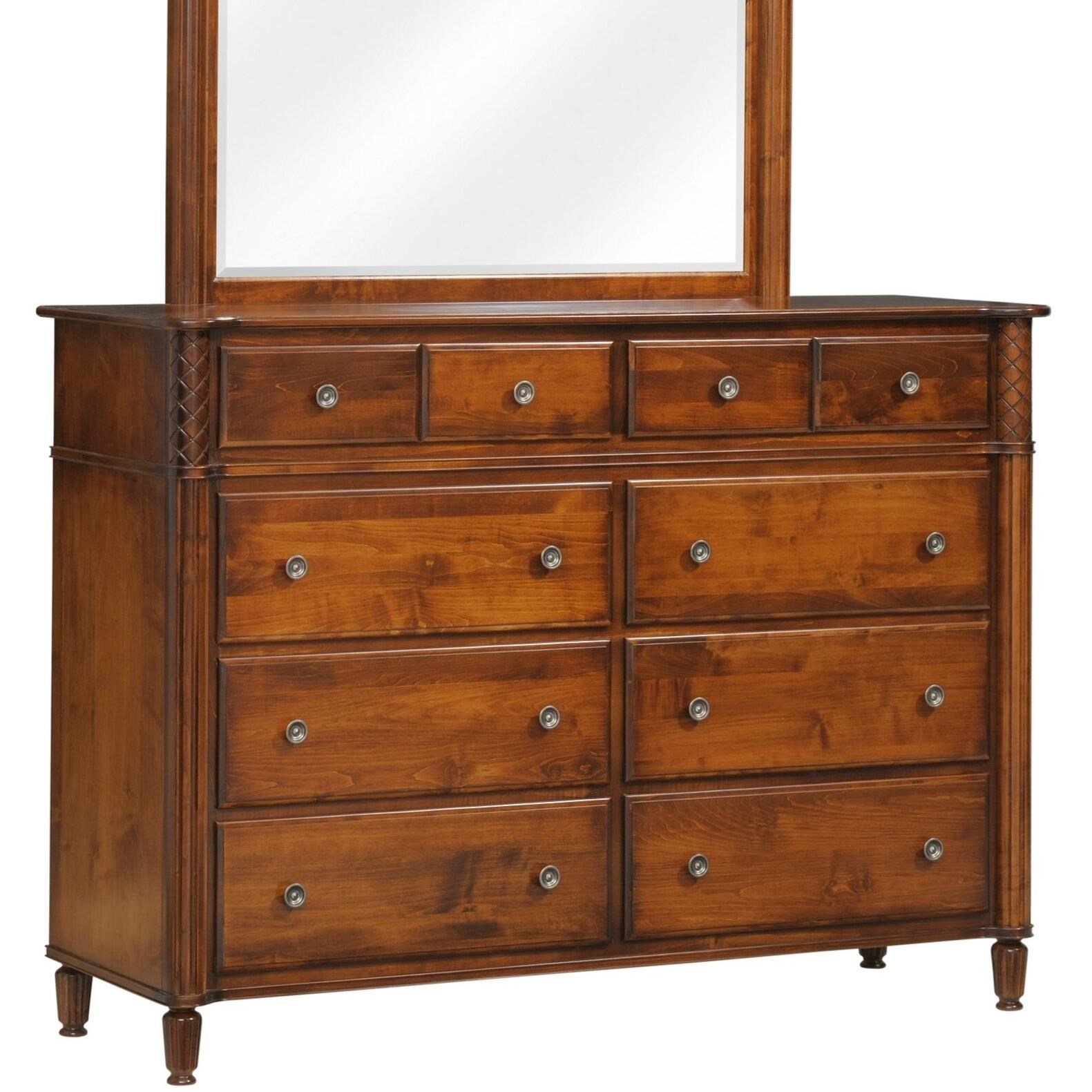 Millcraft Eminence MFE266DR Traditional Solid Wood High Dresser